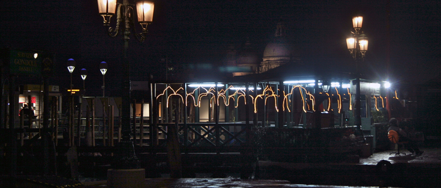 Vaporetto stop near St. Mark's Square