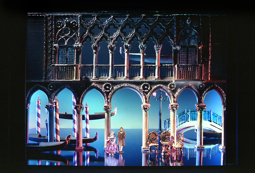 Tales of Hoffmann, Act 4,  model storyboard