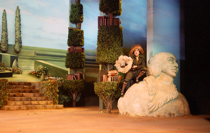 Triumph of Love, production photo